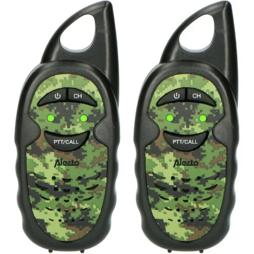 Σετ 2 παιδικών walkie-talkie με εμβέλεια έως 3km, σε χρώμα παραλλαγής.