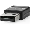 Nedis WSNWM610BK Αντάπτορας Δικτύου USB με Ασύρματη Σύνδεση Wi-Fi 600Mbps