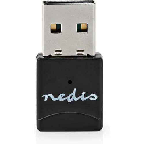 Nedis WSNWM610BK Αντάπτορας Δικτύου USB με Ασύρματη Σύνδεση Wi-Fi 600Mbps