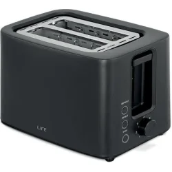 Life Crunchy Φρυγανιέρα 2 Θέσεων 750W ΜαύρηΚωδικός: 221-0444
