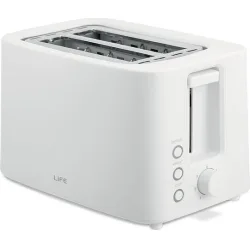 Life Crunchy Φρυγανιέρα 2 Θέσεων 750W ΛευκήΚωδικός: 221-0445