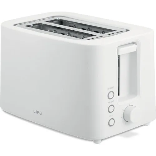 Life Crunchy Φρυγανιέρα 2 Θέσεων 750W ΛευκήΚωδικός: 221-0445