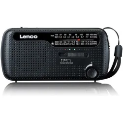 Lenco MCR-113BK Επιτραπέζιο Ραδιόφωνο Ηλιακό Μαύρο