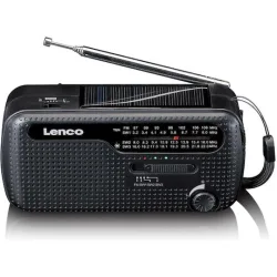Lenco MCR-113BK Επιτραπέζιο Ραδιόφωνο Ηλιακό Μαύρο