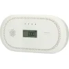 Alecto Carbon Monoxide Detector Lcd Screen 85 Db Powerful Alarm White
