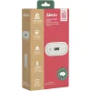 Alecto Carbon Monoxide Detector Lcd Screen 85 Db Powerful Alarm White