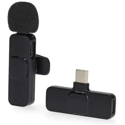 Nedis MICW110BK Ασύρματο Μικρόφωνο Πέτου, Clip On για Φωνητικά