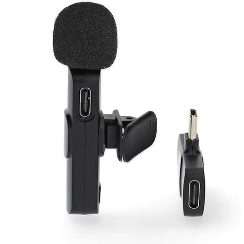 Nedis MICW110BK Ασύρματο Μικρόφωνο Πέτου, Clip On για Φωνητικά