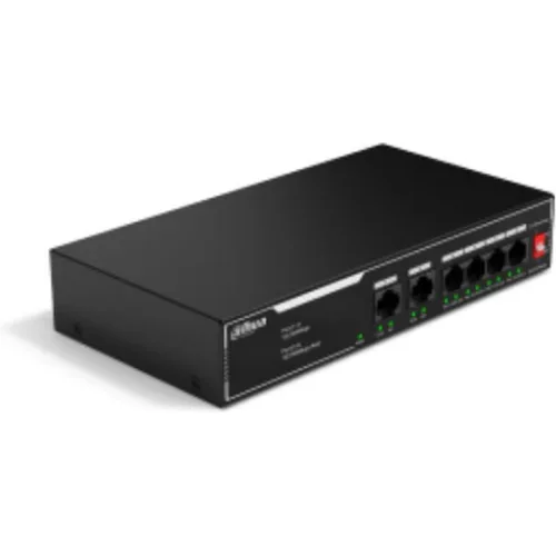 Dahua SF1006LP Unmanaged L2 PoE+ Switch με 6 Θύρες Ethernet