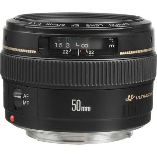 Canon Full Frame Φωτογραφικός Φακός 50mm f/1.4 USM Σταθερός για Canon EF Mount Μαύρος