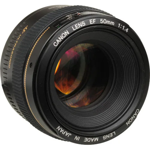 Canon Full Frame Φωτογραφικός Φακός 50mm f/1.4 USM Σταθερός για Canon EF Mount Μαύρος