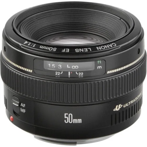 Canon Full Frame Φωτογραφικός Φακός 50mm f/1.4 USM Σταθερός για Canon EF Mount Μαύρος