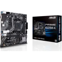 ASUS MOTHERBOARD PRIME A520M-K ,AM4 ,MATX
