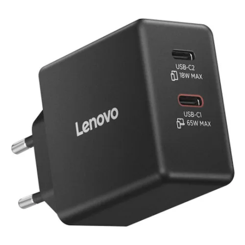 LENOVO Dual USB-C 65W GaN Charger
