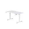 Anda Seat Ηλεκτρικό Γραφείο Xtreme-E White με Μεταλλικά Πόδια & Ρυθμιζόμενο Ύψος 140x75x71εκ.Κωδικός: AD-D-DD1-1400-06-W