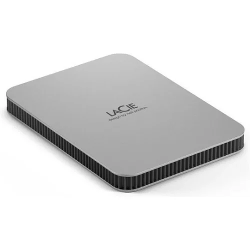 Lacie Mobile Drive v2 USB-A 3.2 Εξωτερικός HDD 1TB 2.5" Ασημί