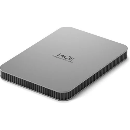 Lacie Mobile Drive v2 USB-A 3.2 Εξωτερικός HDD 1TB 2.5" Ασημί
