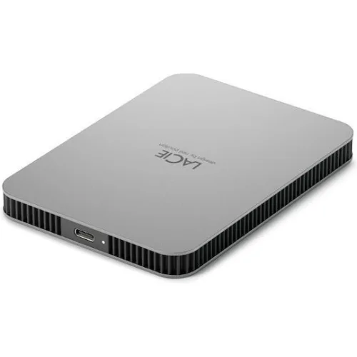 Lacie Mobile Drive v2 USB-A 3.2 Εξωτερικός HDD 1TB 2.5" Ασημί