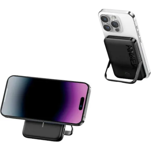 Anker PowerCore MagGo 322 MagSafe 5000mAh 7.5W με Θύρα USB-C Power Delivery / Quick Charge Μαύρο
