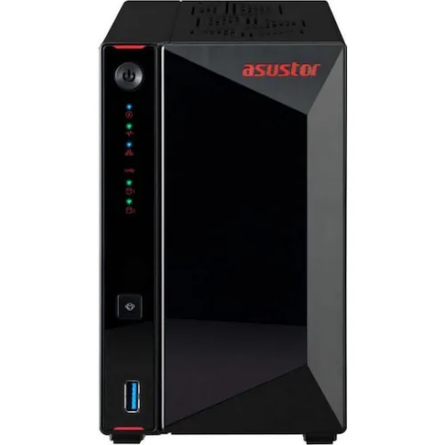 ASUSTOR NAS NIMBUSTOR 2 Gen2 AS5402T  2-BAY 3,5''/4x M.2 NVMe slots/ Intel Celeron Quad-Core/4GB DDR4/2x2.5GbE Port