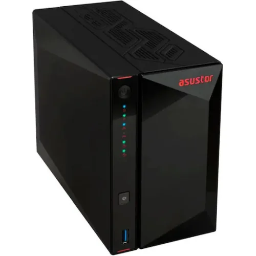 ASUSTOR NAS NIMBUSTOR 2 Gen2 AS5402T  2-BAY 3,5''/4x M.2 NVMe slots/ Intel Celeron Quad-Core/4GB DDR4/2x2.5GbE Port