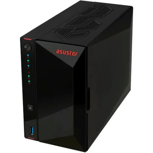 ASUSTOR NAS NIMBUSTOR 2 Gen2 AS5402T  2-BAY 3,5''/4x M.2 NVMe slots/ Intel Celeron Quad-Core/4GB DDR4/2x2.5GbE Port