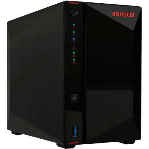 ASUSTOR NAS NIMBUSTOR 2 Gen2 AS5402T  2-BAY 3,5''/4x M.2 NVMe slots/ Intel Celeron Quad-Core/4GB DDR4/2x2.5GbE Port