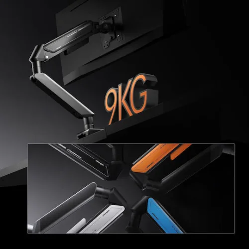 ANDA SEAT Monitor ARM / Stand A6D BLACK, Weight Capacity: 2-9kg