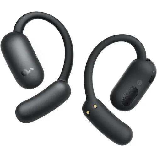 Soundcore by Anker AeroFit 2 Open Ear Bluetooth Handsfree Ακουστικά με Αντοχή στον Ιδρώτα και Θήκη Φόρτισης Μαύρα