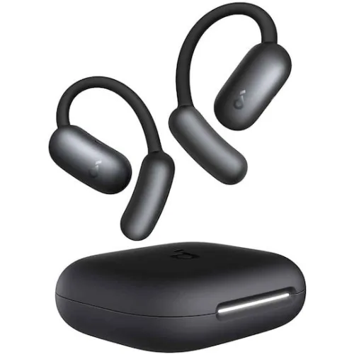 Soundcore by Anker AeroFit 2 Open Ear Bluetooth Handsfree Ακουστικά με Αντοχή στον Ιδρώτα και Θήκη Φόρτισης Μαύρα