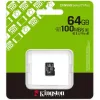 KINGSTON Memory Card MicroSD Canvas Select Plus SDCS3/64GBSP, Class 10