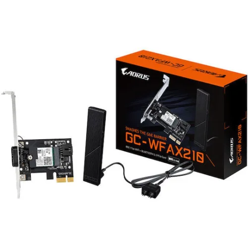 Gigabyte Ασύρματη Κάρτα Δικτύου Wi-Fi 6 (2400Mbps) PCI-e