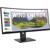 LENOVO Monitor ThinkVision T34WD-40 34'' WQHD VA, Curved, RJ45, HDMI, USB-C, Display Port,  Height adjustable, 3YearsW