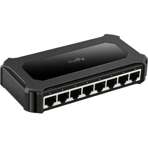 Cudy GS108D v1 Unmanaged L2 Switch με 8 Θύρες Gigabit (1Gbps) Ethernet