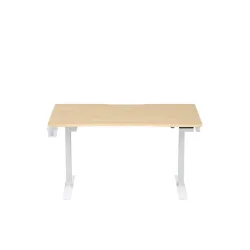 ANDA SEAT DESK XTREME 1.4m, Adjustable Height, Wood top/ White Leg