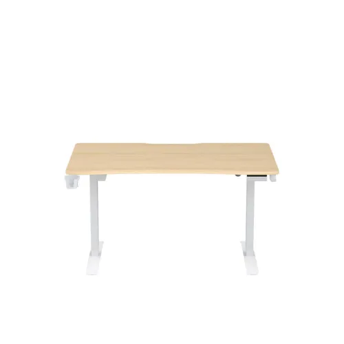 ANDA SEAT DESK XTREME 1.4m, Adjustable Height, Wood top/ White Leg