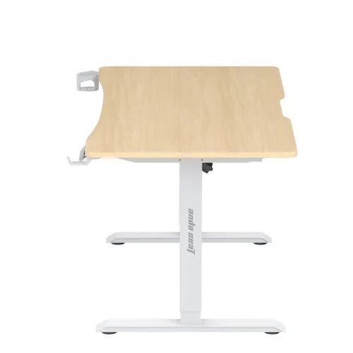 ANDA SEAT DESK XTREME 1.4m, Adjustable Height, Wood top/ White Leg