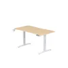 ANDA SEAT DESK XTREME 1.4m, Adjustable Height, Wood top/ White Leg