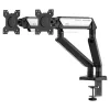 ANDA SEAT Monitor ARM / Stand A6D-2S  Black White Dual, Weight Capacity (per Screen): 2-9kg