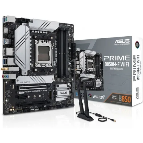 ASUS MOTHERBOARD PRIME B850M-F WIFI ,MATX ,DDR5, AM5