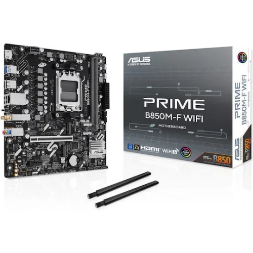 ASUS MOTHERBOARD PRIME B850M-F WIFI ,MATX ,DDR5, AM5