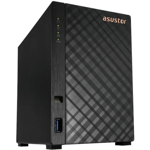 ASUSTOR NAS DRIVESTOR 2 Gen2 AS1202T 2-BAY Quad-Core/1GB DDR4/2.5GbE Port