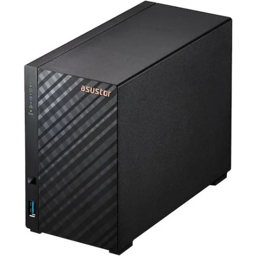 ASUSTOR NAS DRIVESTOR 2 Gen2 AS1202T 2-BAY Quad-Core/1GB DDR4/2.5GbE Port