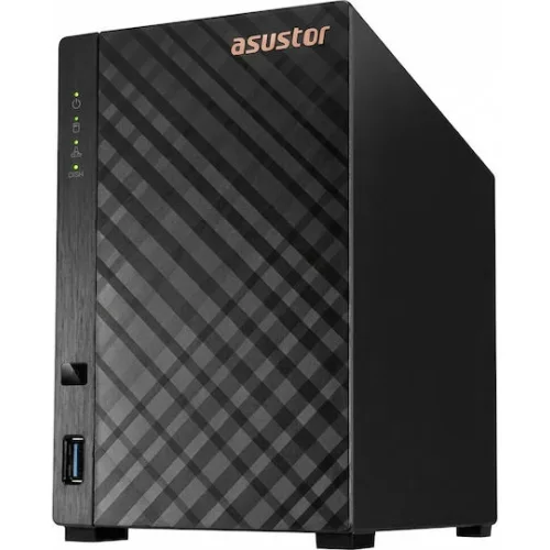 ASUSTOR NAS DRIVESTOR 2 Gen2 AS1202T 2-BAY Quad-Core/1GB DDR4/2.5GbE Port