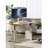 ANDA SEAT DESK XTREME-E 1.4m WOOD / WHITE LEG