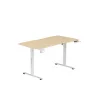 ANDA SEAT DESK XTREME-E 1.4m WOOD / WHITE LEG
