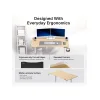 ANDA SEAT DESK XTREME-E 1.4m WOOD / WHITE LEG