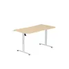 ANDA SEAT DESK XTREME-E 1.4m WOOD / WHITE LEG