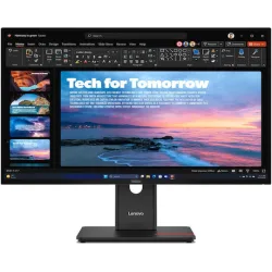 LENOVO Monitor ThinkVision T27QD-40 27'' QHD IPS, HDMi, Display Port, Ethernet, Height adjustable, 3YearsW