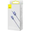Baseus Crystal Shine Braided USB 2.0 Cable USB-C male - USB-A 100W PD Μωβ 1.2m CAJY000405